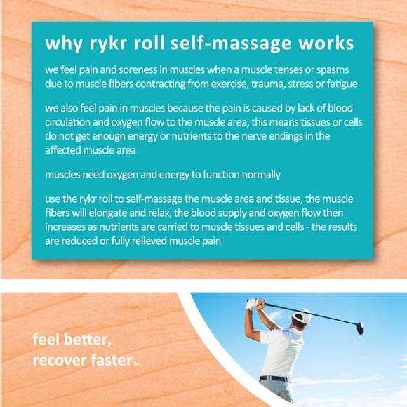 💜 MYO Rykr Roll Handheld Roller Massage Tool - NWT - Picture 4 of 5